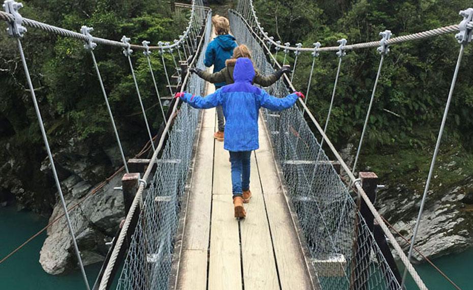 Going off-grid with the Kids in New Zealand