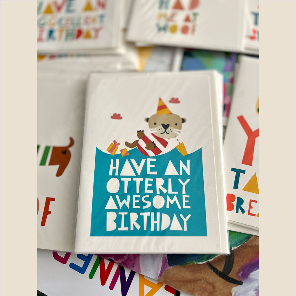 Hello Miss May | Have An Otterly Awesome Birthday Card