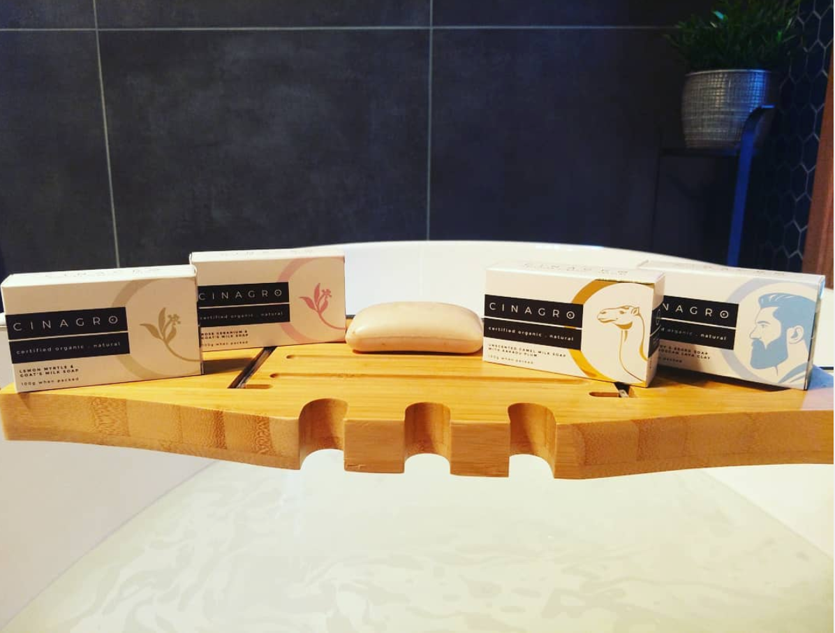 Cinagro: Certified Organic Men’s Body & Beard Soap Bar