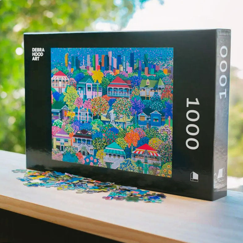 Debra Hood Art - Confetti Avenues Puzzle