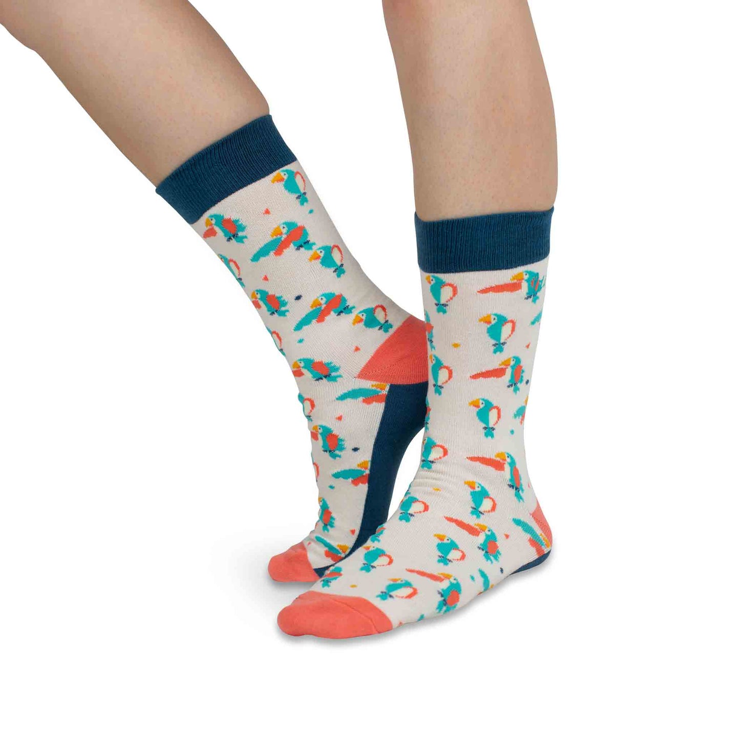 H 'n' H - Light Parrot Socks