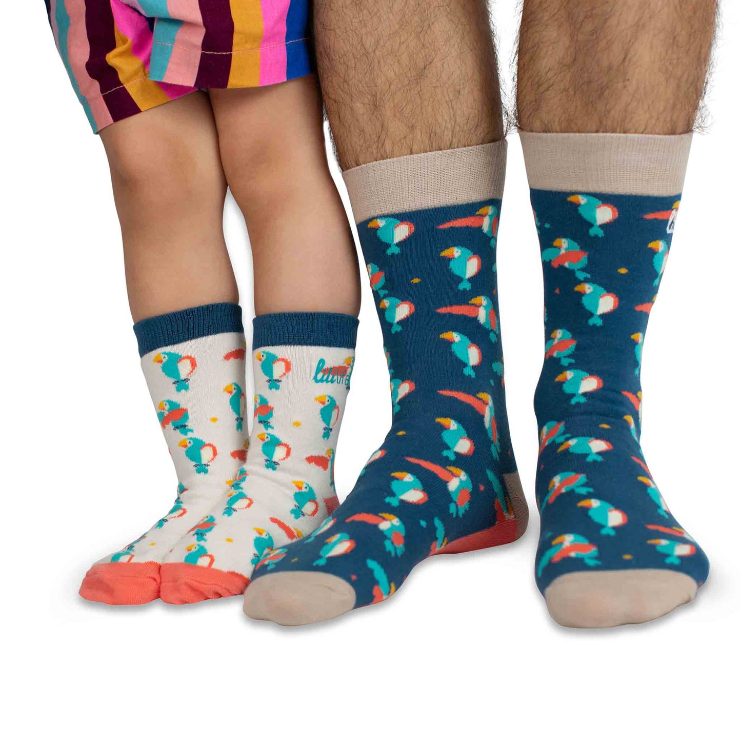 Papa & Me Socks | Parrots