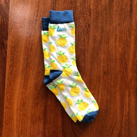 Adult Crew Socks | Pineapples