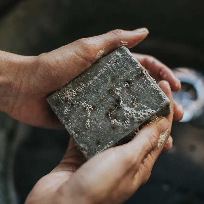 Church Farm Soap - Eucalyptus w Activated Coconut Charcoal