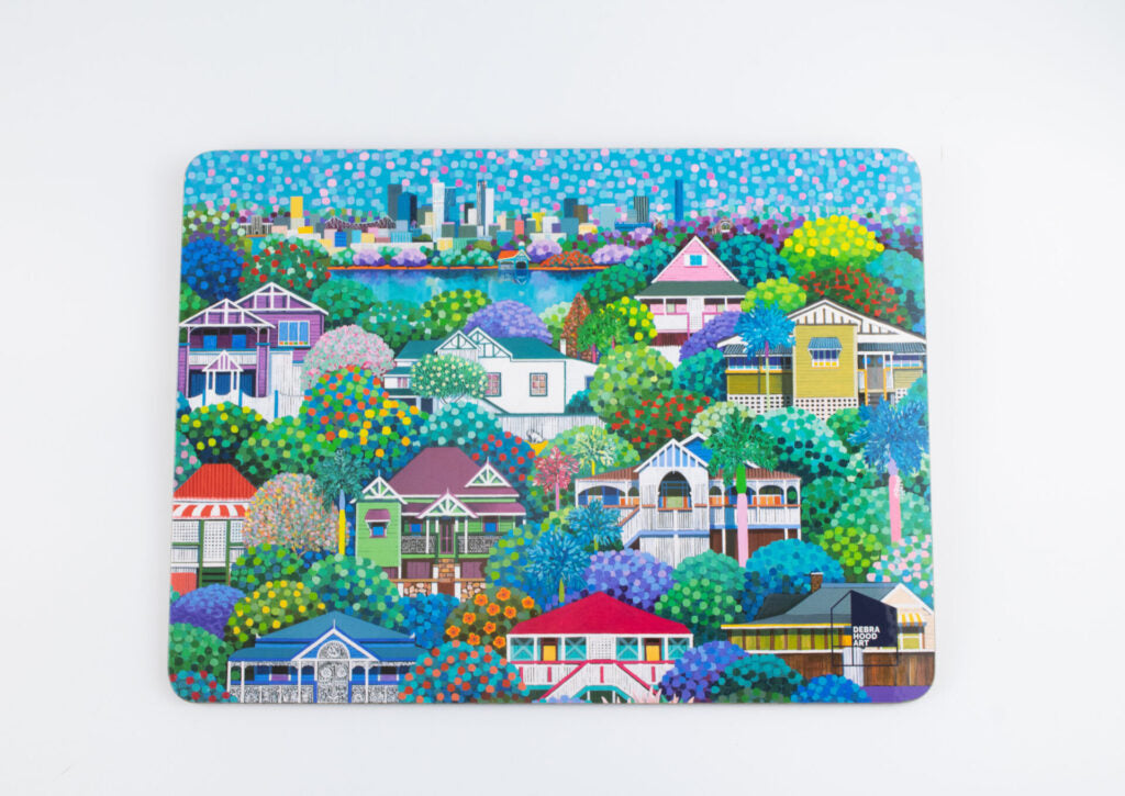 Debra Hood Art - Queenslanders of Brisbane - Placemat Set