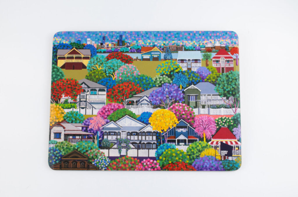 Debra Hood Art - Queenslanders of Brisbane - Placemat Set