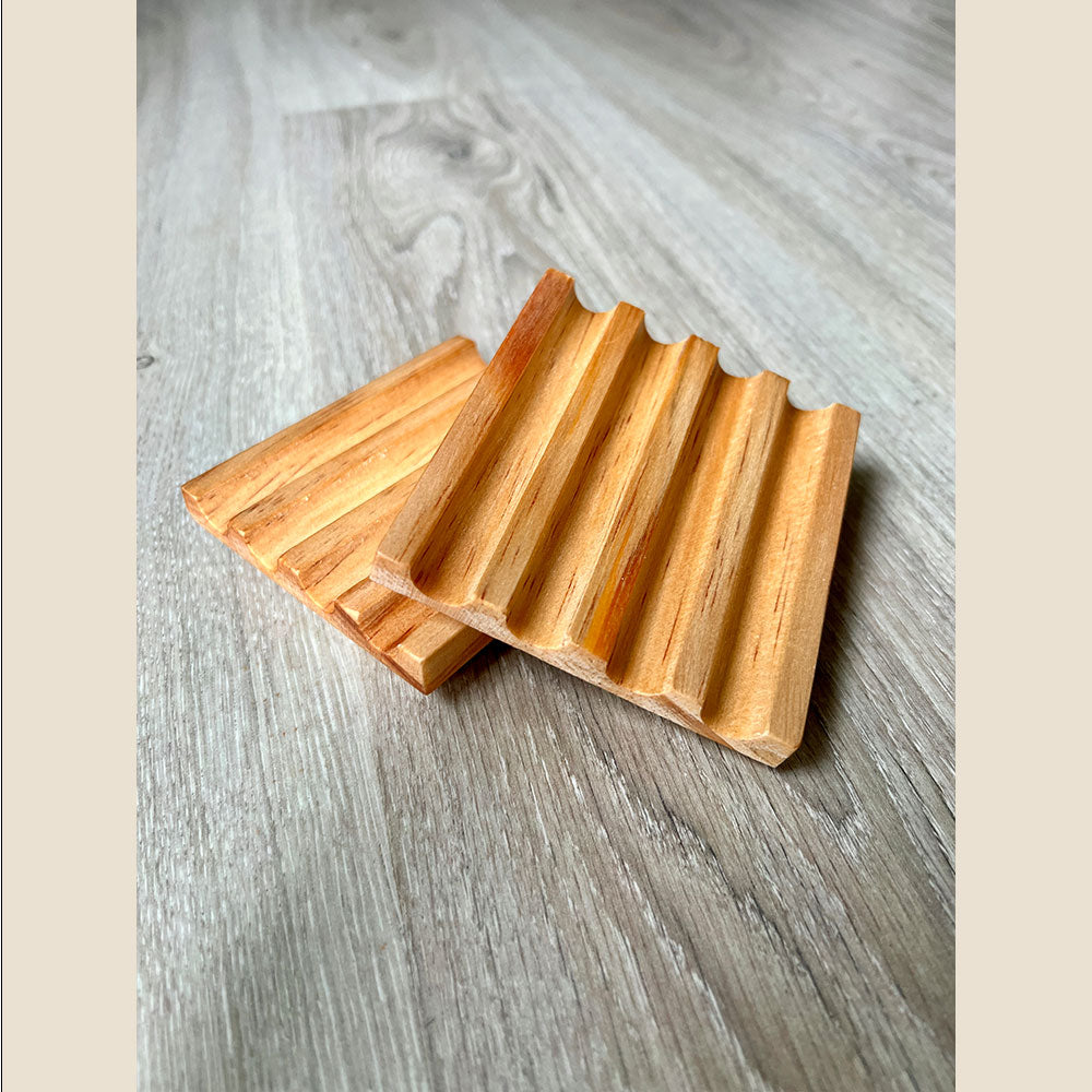 Sustainable Wooden Hand Carved Soap Dish