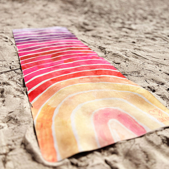 Core Yoga Mats - Lordy Dordie Sunrise Rainbow