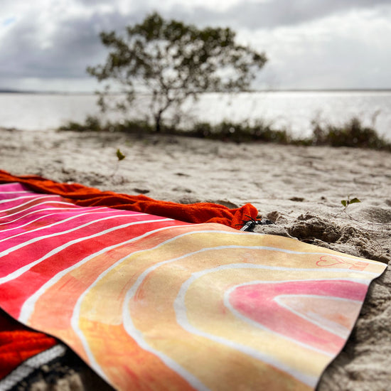 Core Yoga Mats - Lordy Dordie Sunrise Rainbow