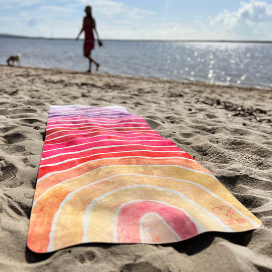 Core Yoga Mats - Lordy Dordie Sunrise Rainbow