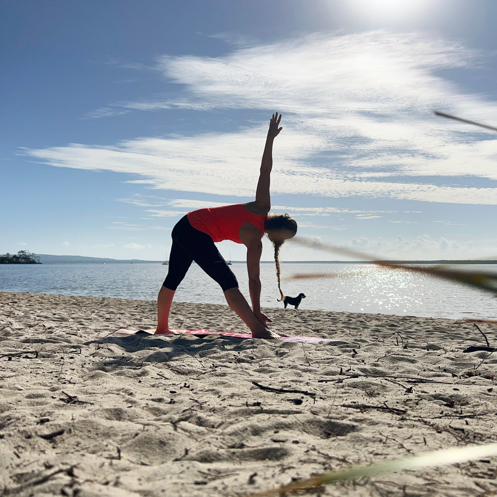 Core Yoga Mats - Lordy Dordie Sunrise Rainbow