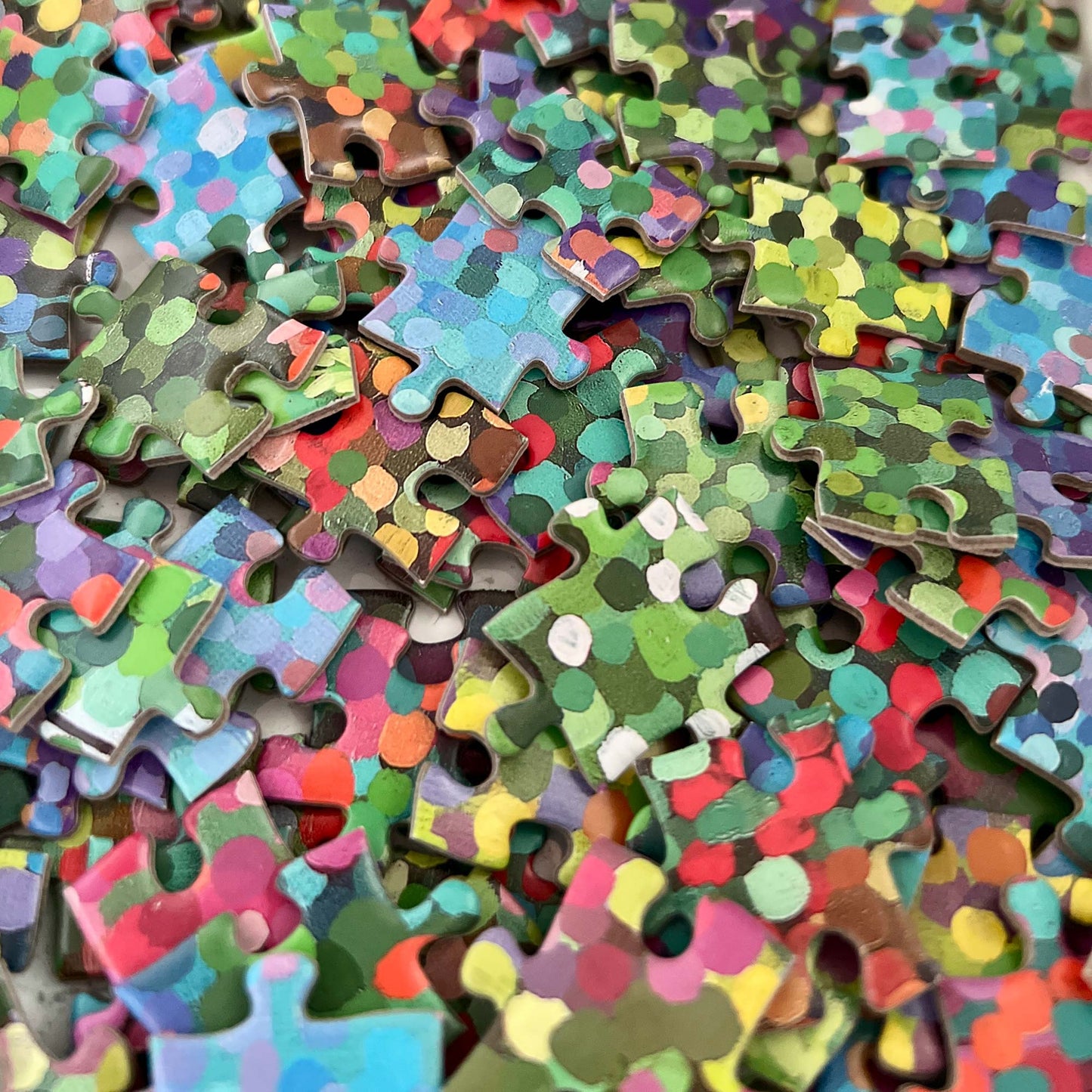 Debra Hood Art - Pink Confetti Puzzle