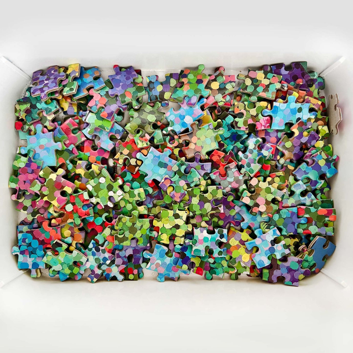 Debra Hood Art - Pink Confetti Puzzle