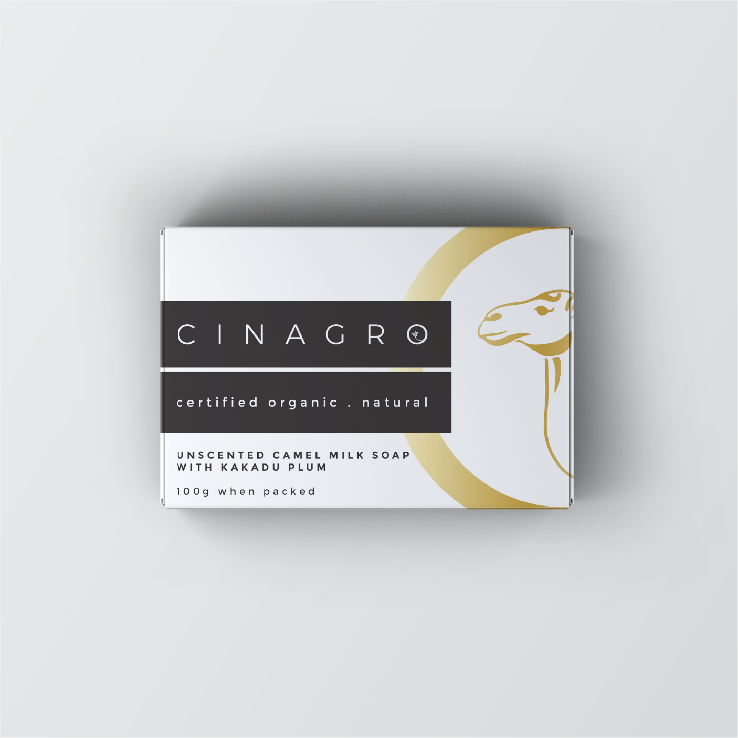 Cinagro: Unscented Certified Organic Camel Milk Soap