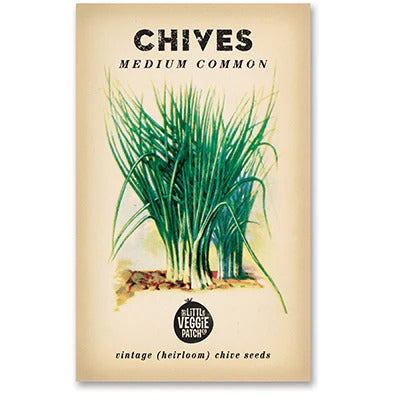 Load image into Gallery viewer, Little Veggie Patch Co - Chives &amp;#39;Medium Common&amp;#39; Heirloom Seeds
