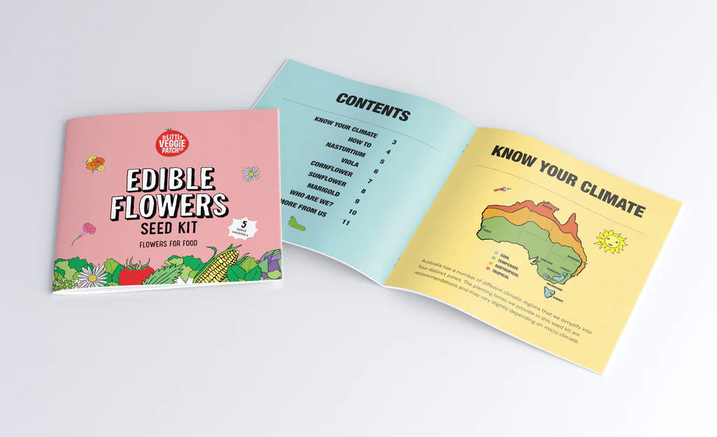 micro edible flower seeds Little Veggie Patch Co