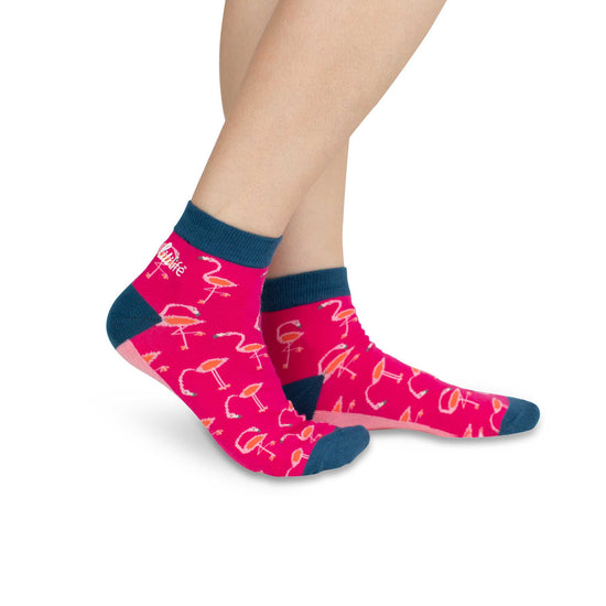 Adult Ankle Socks | Flamingo - Bright Pink