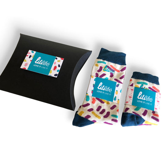 Load image into Gallery viewer, Mama &amp;amp; Me Socks | Jelly Beans
