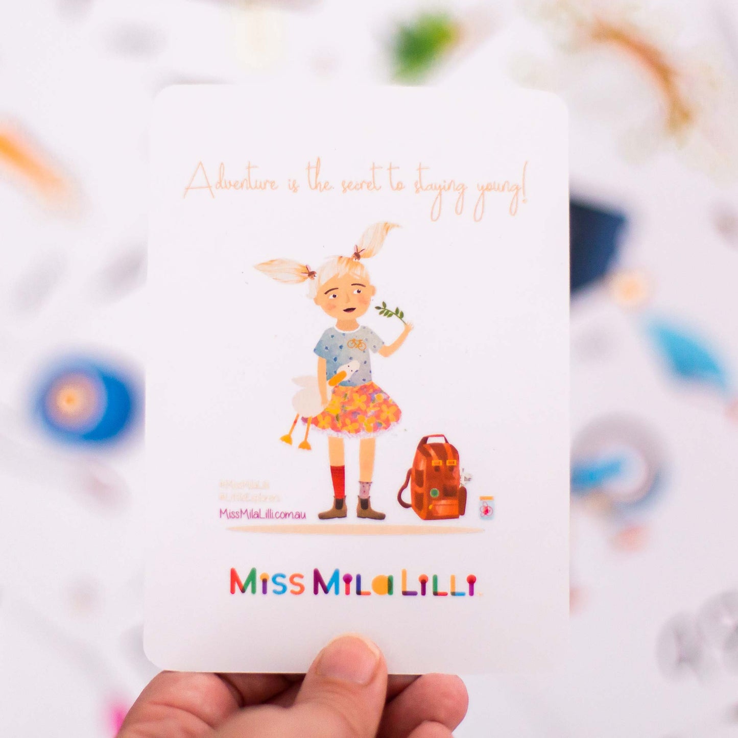 Load image into Gallery viewer, Miss Mila Lilli™ | Flashcard Stand
