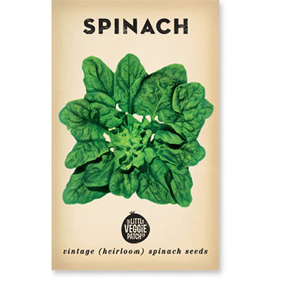 Load image into Gallery viewer, Little Veggie Patch Co - Spinach &amp;#39;Bloomsdale&amp;#39; Heirloom Seeds
