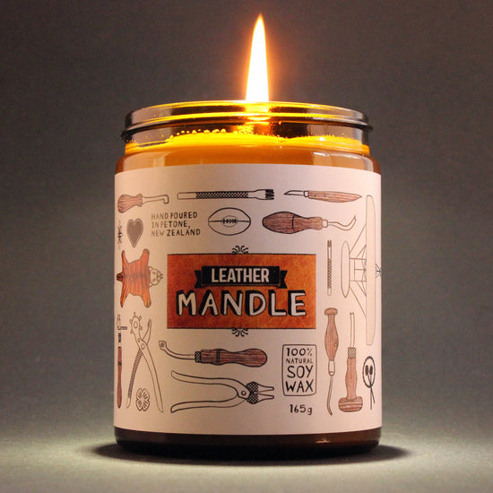Load image into Gallery viewer, William &amp;amp; Emerson Candles | Leather Mandle
