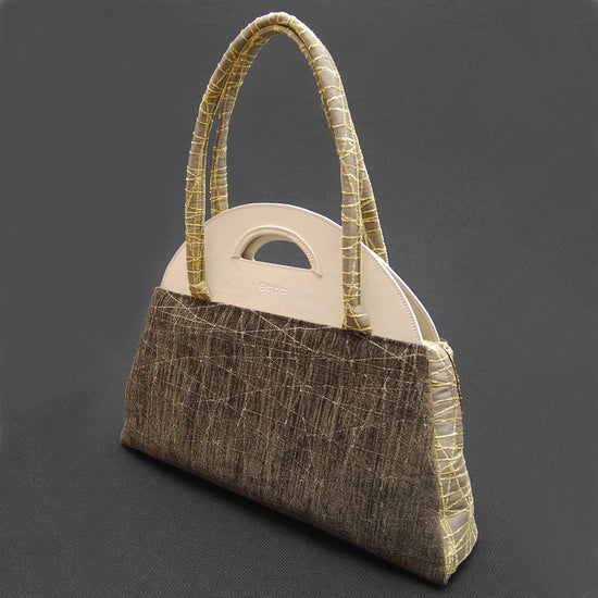 Load image into Gallery viewer, Taybian Mocha &amp;amp; Quince TOTE
