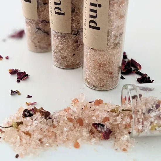 Lua + Sage Bath Salts: 55g test tubes