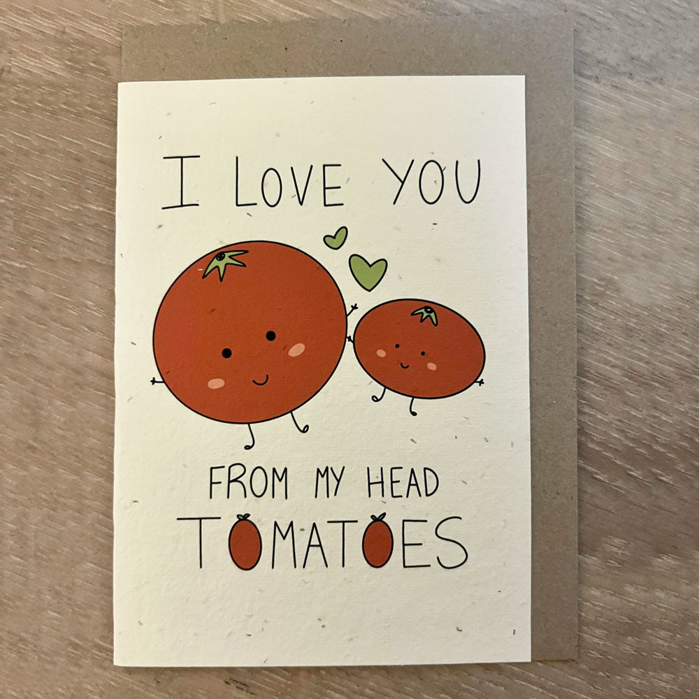 I Love You Plantable Card from Rosy Thoughts